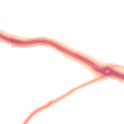 Night-time road noise heatmap for CV8 3QE