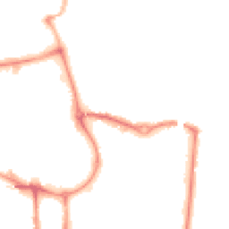 Night-time road noise heatmap for CW1 2AS