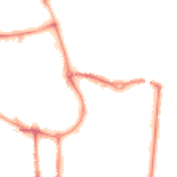 Night-time road noise heatmap for CW1 2AU