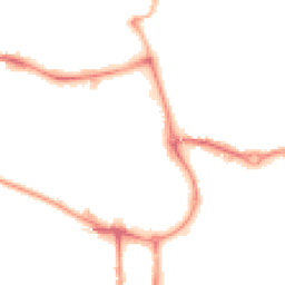 Night-time road noise heatmap for CW1 2DR