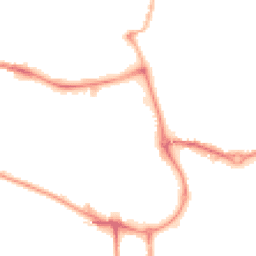 Night-time road noise heatmap for CW1 2HD