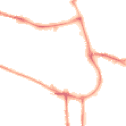 Night-time road noise heatmap for CW1 2HR