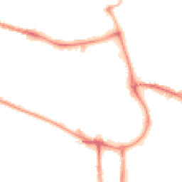 Night-time road noise heatmap for CW1 2HT