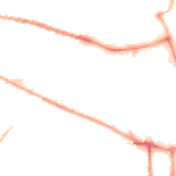 Night-time road noise heatmap for CW1 2JB