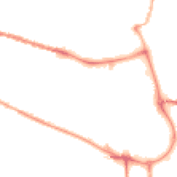 Night-time road noise heatmap for CW1 2JH