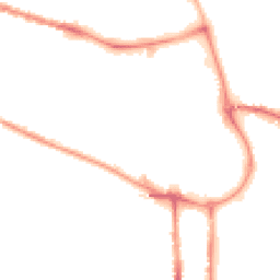 Night-time road noise heatmap for CW1 2LD