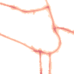 Night-time road noise heatmap for CW1 2LF