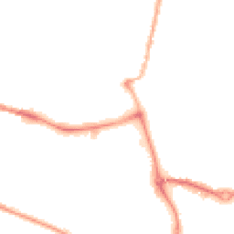 Night-time road noise heatmap for CW1 2NE