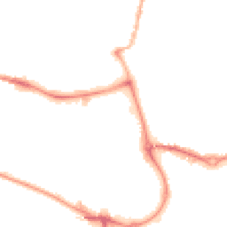 Night-time road noise heatmap for CW1 2NG