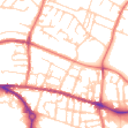 Daytime road noise heatmap for CW1 3EX