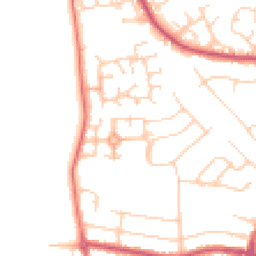 Daytime road noise heatmap for CW1 3GL