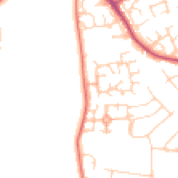 Daytime road noise heatmap for CW1 3NY