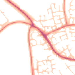 Daytime road noise heatmap for CW1 3PT
