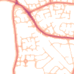 Daytime road noise heatmap for CW1 3WY