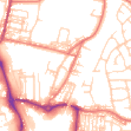 Daytime road noise heatmap for CW1 4AN