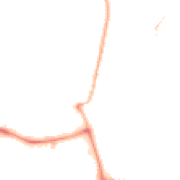 Night-time road noise heatmap for CW1 4BS