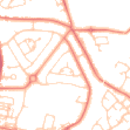 Daytime road noise heatmap for CW1 4EZ