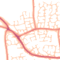 Daytime road noise heatmap for CW1 4FX