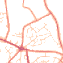 Daytime road noise heatmap for CW1 4GG
