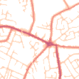 Daytime road noise heatmap for CW1 4NJ