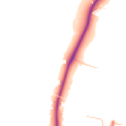 Daytime road noise heatmap for CW1 4QG