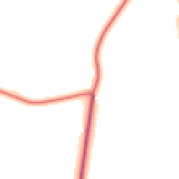 Daytime road noise heatmap for CW1 4RF