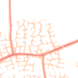 Daytime road noise heatmap for CW1 4TF