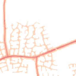 Daytime road noise heatmap for CW1 4TJ