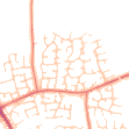 Daytime road noise heatmap for CW1 4TL