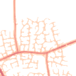 Daytime road noise heatmap for CW1 4TW