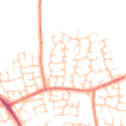 Daytime road noise heatmap for CW1 4TX