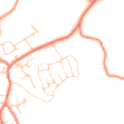 Daytime road noise heatmap for CW1 5AA