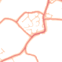 Daytime road noise heatmap for CW1 5AQ