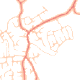 Daytime road noise heatmap for CW1 5RH