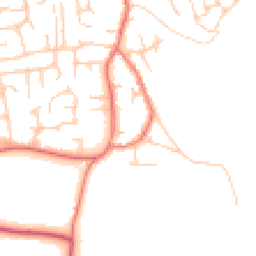 Daytime road noise heatmap for CW1 5SN