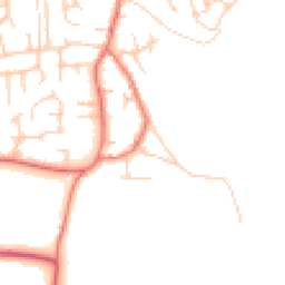 Daytime road noise heatmap for CW1 5SY