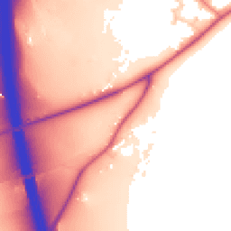 Daytime road noise heatmap for CW1 5UJ