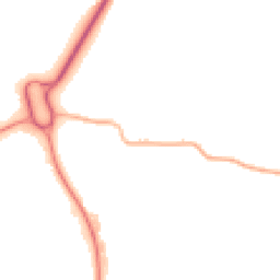Night-time road noise heatmap for CW1 5UN