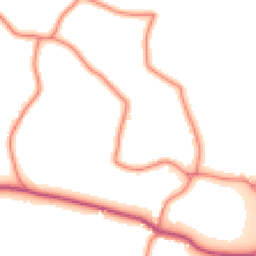 Daytime road noise heatmap for CW1 5XE