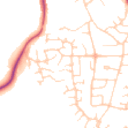 Daytime road noise heatmap for CW10 0BG