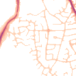 Daytime road noise heatmap for CW10 0BJ