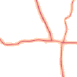 Daytime road noise heatmap for CW10 0HG