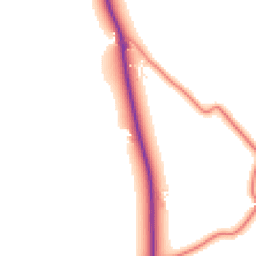 Daytime road noise heatmap for CW10 0NF