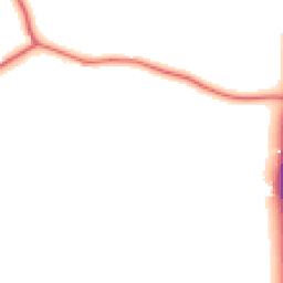 Daytime road noise heatmap for CW10 0NZ