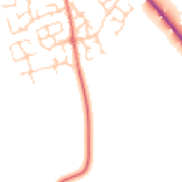 Daytime road noise heatmap for CW10 0RX