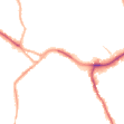 Night-time road noise heatmap for CW10 9AB