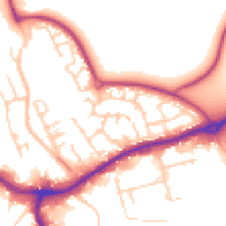Daytime road noise heatmap for CW10 9GH
