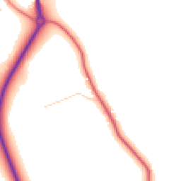 Daytime road noise heatmap for CW10 9JL