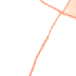 Night-time road noise heatmap for CW10 9NE