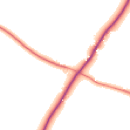 Daytime road noise heatmap for CW10 9NN